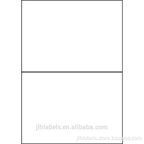 Square Cornered Labels 210mm x 149mm,Compatible with Avery DPS02